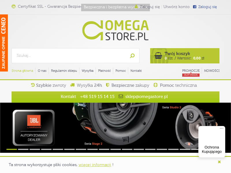 Omegastore.pl - Zestawy radiowe do zabudowy z bluetooth/usb do łazienki, kuchni, sklepu, salonu